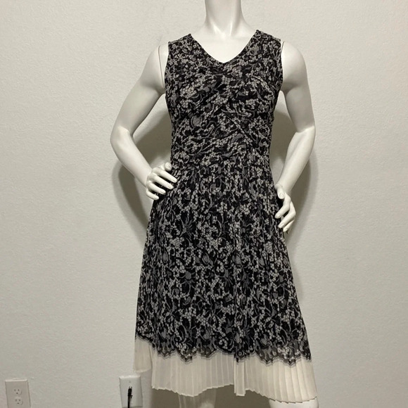 DKNY Floral Flounce Hem Dress - Picture 1 of 6